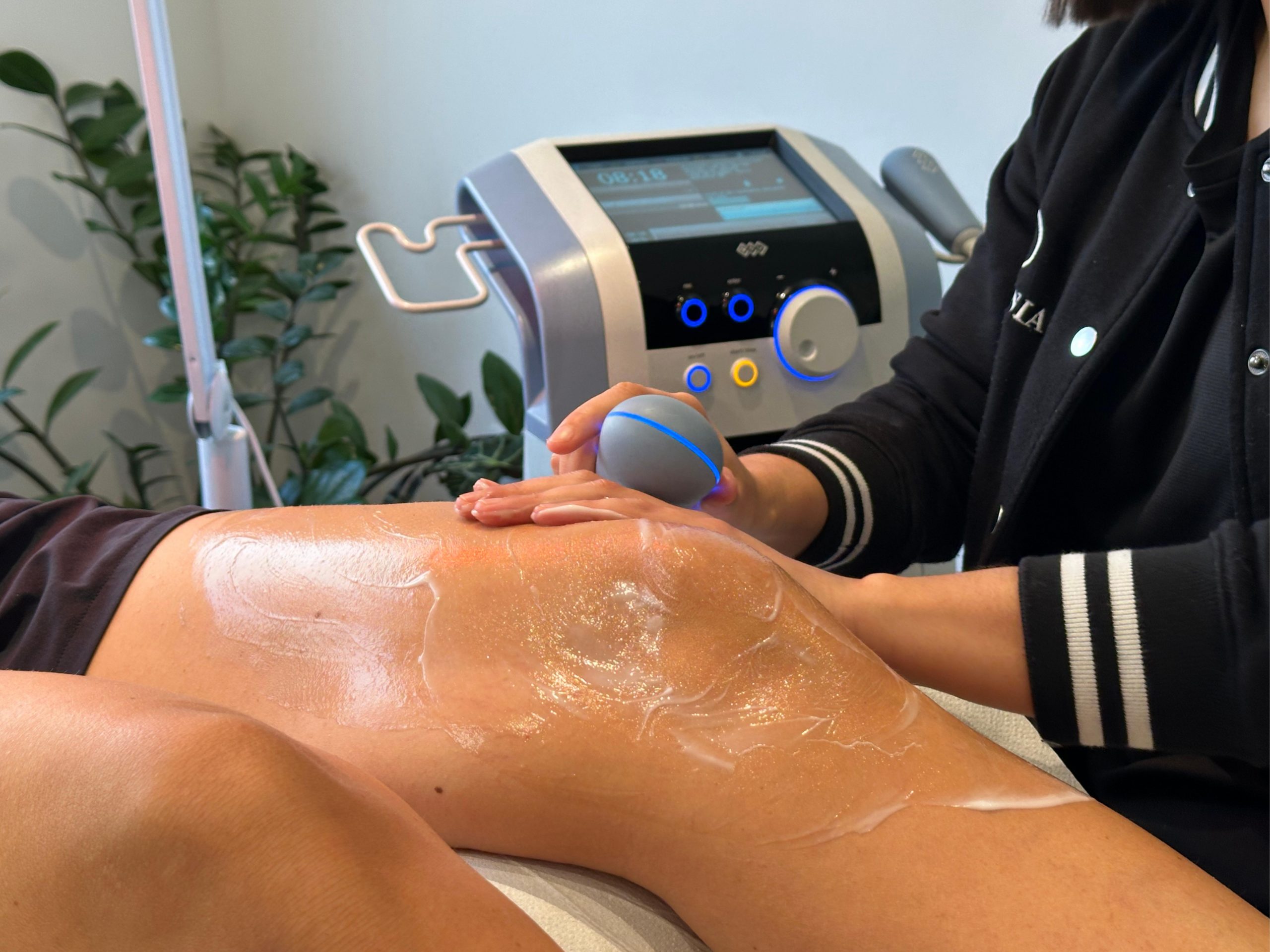 Aplicación de aparatología estética